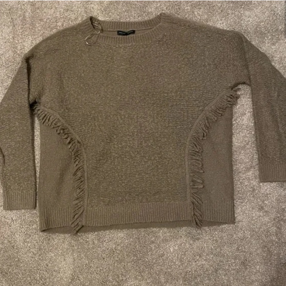 *3 for $25* Saks Fifth Avenue Fringe Sweater